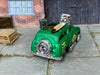Custom Hot Wheels - Tuned Surf 'N Turf Surf Wagon - Dark Green - Chrome American Racing Wheels - Rubber Tires