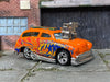 Custom Hot Wheels - Tuned Surf 'N Turf Surf Wagon - Orange - Chrome American Racing Wheels - Rubber Tires