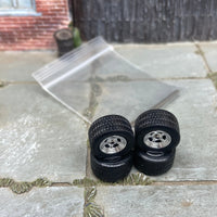 Custom Hot Wheels Wheels and Matchbox Rubber Tires and Chrome Hot Rod Mag Wheels 12mm 12mm