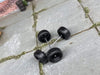 Custom Hot Wheels Wheels and Matchbox Rubber Tires - Black 4 Spoke Wheels Rubber Tires 10mm & 10mm