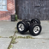 Custom Hot Wheels Wheels and Matchbox Rubber Tires - Hot Rod Mag Wheels Rubber Tires 10mm & 10mm