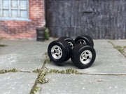 Custom Hot Wheels Wheels and Matchbox Rubber Tires - Hot Rod Mag Wheels Rubber Tires 10mm & 10mm