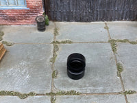 Alternate view of two 12mm plain drag slick rubber tires