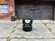 Custom Hot Wheels Wheels and Matchbox Rubber Tires - Race Tires Goodyear Eagle Rubber Drag Slicks 12mm