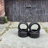 Custom Hot Wheels Wheels and Matchbox Rubber Tires - Treaded 10mm Rubber Tire Set