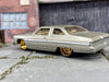 Custom Matchbox 1975 Chevy Caprice Classic With Gold Mag Wheels and Rubber Tires