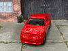 Custom Matchbox - Ford F150 Lightning - Red, Black and Yellow SVT - Black 8 Hole Wheels - Rubber Tires