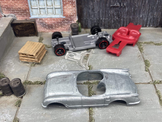 DIY Custom Hot Wheels Car Kit - 1955 Chevy Corvette Convertible - Build Your Own Custom Hot Wheels!