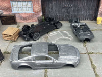 Stripped 2010 Ford Mustang Shelby GT500 Super Snake DIY Hot Wheels kit
