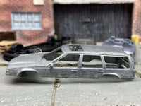 Volvo 850 Estate DIY Custom Hot Wheels kit components ready for paint