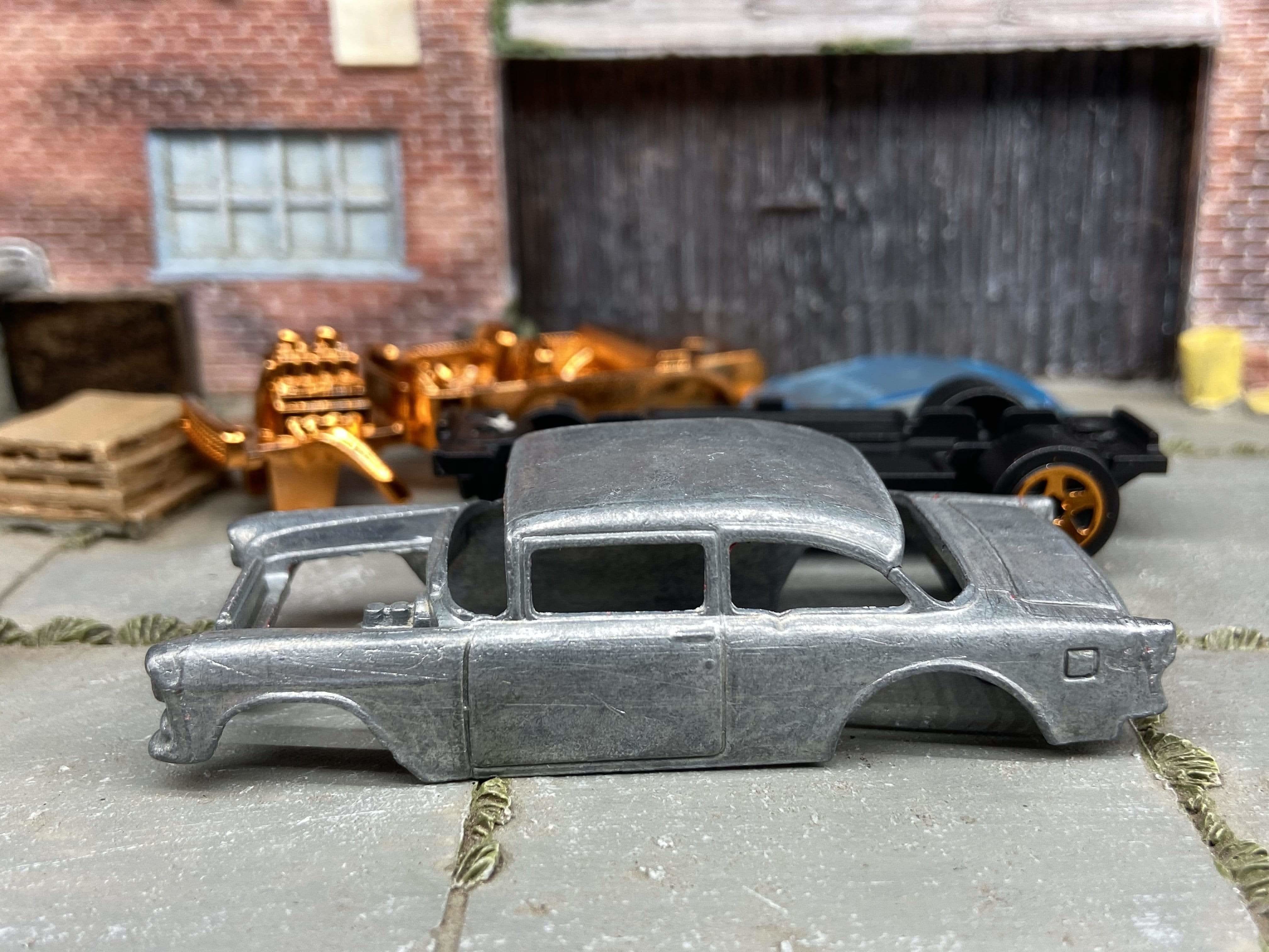 DIY Custom Hot Wheels Kit 1955 Chevy Gasser Copper Edition Custom