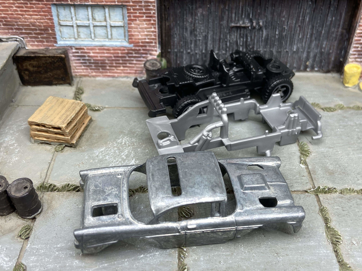 DIY Hot Wheels Car Kit - 1955 Chevy 4x4 Big Air Bel Air - Build Your Own Custom Hot Wheels!