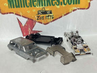 Bare-metal 1964 Chevy II Nova Gasser wagon DIY Hot Wheels kit