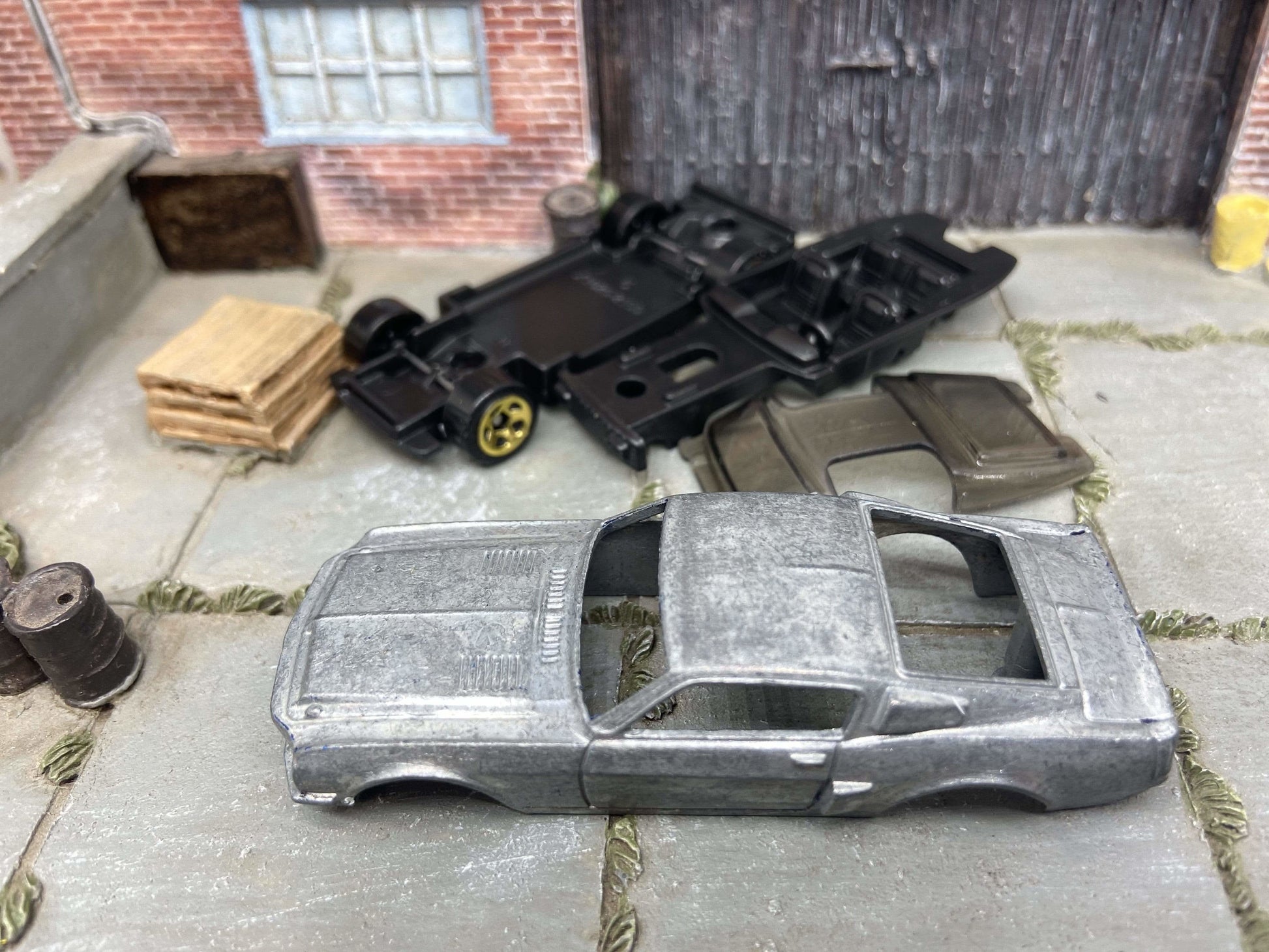 DIY Hot Wheels Car Kit - 1968 Ford Mustang Shelby GT 500 - Build Your Own Custom Hot Wheels!