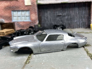 Bare-metal 1970 Camaro DIY Hot Wheels kit