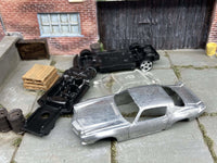 Bare-metal 1970 Camaro DIY Hot Wheels kit — view 2