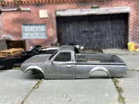 Bare-metal Datsun 620 Mini Truck DIY Hot Wheels kit