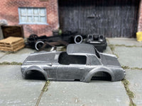 Bare-metal Fairlady 2000 DIY Hot Wheels kit