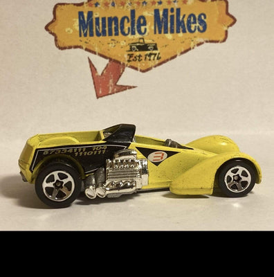 Hot Wheels 1:64 Secret Code Series 2000 yellow Screamin Hauler