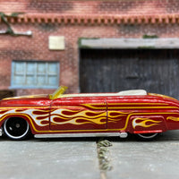 Hot Wheels 1949 Mercury Convertible Dressed in a Red Brown with Flames