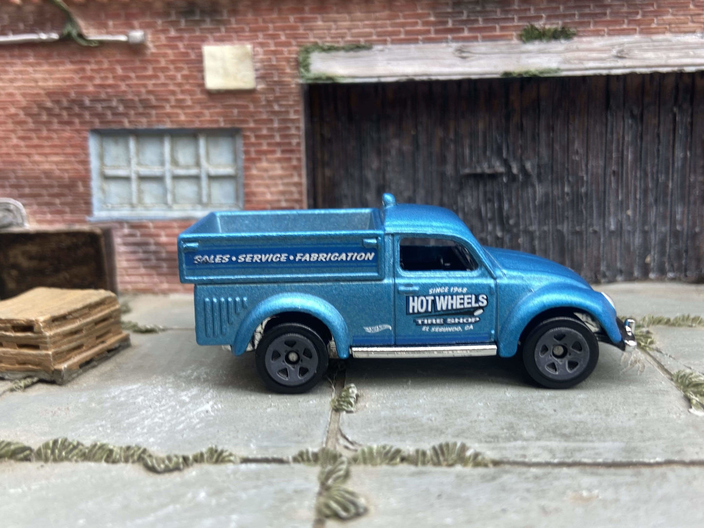 Loose Hot Wheels - 1949 VW Volkswagen Beetle Pick Up Truck - Blue