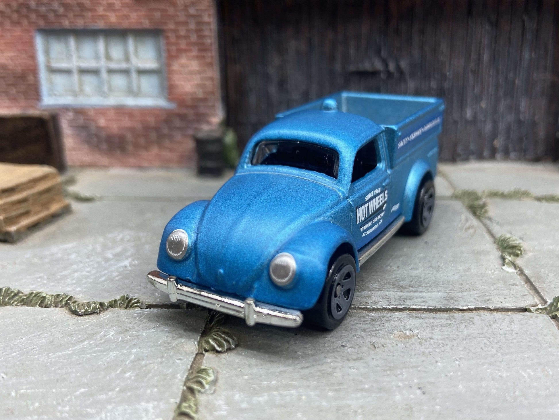 Loose Hot Wheels - 1949 VW Volkswagen Beetle Pick Up Truck - Blue