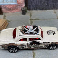 Hot Wheels 1950 Ford Shoe Box Dressed in White Pirate Livery
