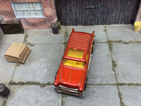 Loose Hot Wheels - 1955 Chevy Nomad Wagon - Orange with Flames