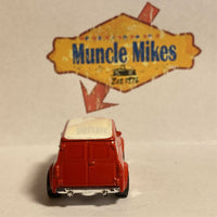 Hot Wheels 1967 Austin Mini Van "Campbell's Garage" Red