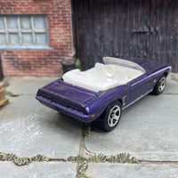 Hot Wheels 1969 Chevy Camaro Convertible In Purple and White