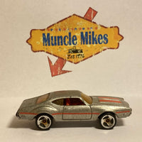 Hot Wheels 1993 Warner Oldsmobile Silver/Red Orange RARE!