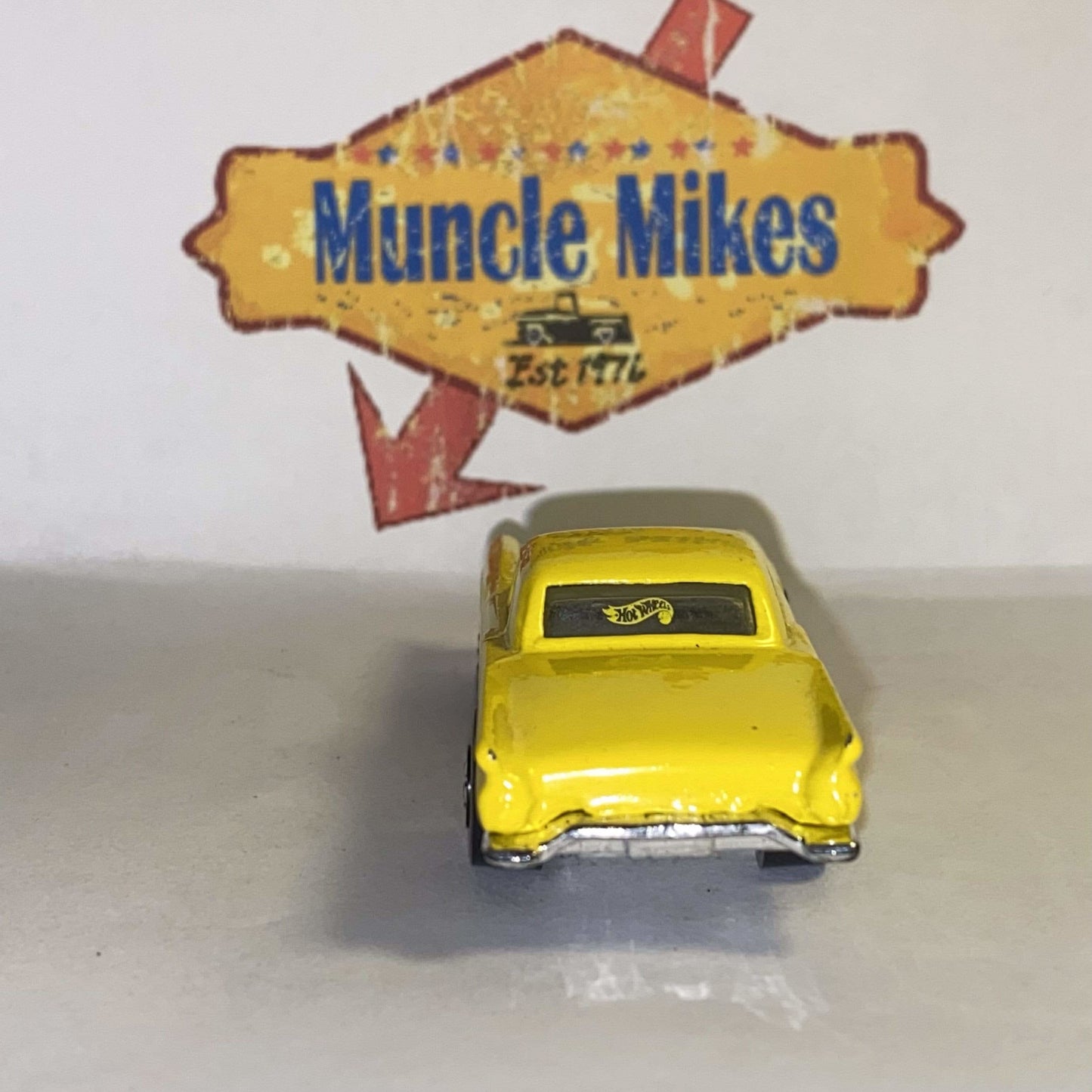 Hot Wheels Malaysia Mattel 1977 Diecast Yellow 1957 Ford T-Bird Thunderbird Car#1