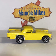 Hot Wheels Malaysia Mattel 1977 Diecast Yellow 1957 Ford T-Bird Thunderbird Car#2