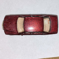 Hot Wheels Mercedes 380 SEL 1991 in deep dark red sparkle flake paint with Hot Wheels logo in the back window *Loose!