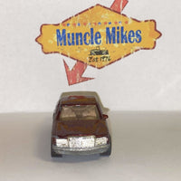 Hot Wheels Mercedes 380 SEL 1991 in deep dark red sparkle flake paint with Hot Wheels logo in the back window *Loose!