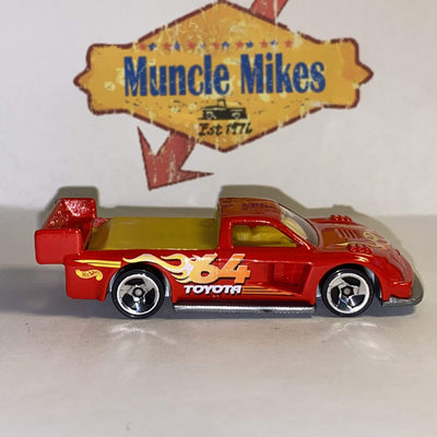Hot Wheels Pikes Peak Tacoma Red and Yellow 1999 Loose 1:64 Toy Car
