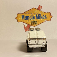 White Hot Wheels Cool-One with orange ice cream graphics, view 5