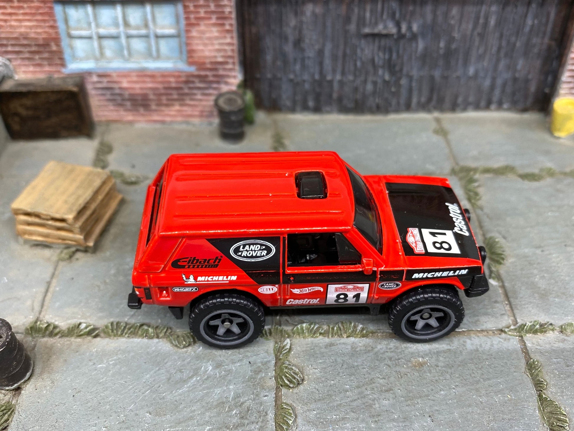 Loose Hot Wheels - Range Rover Classic - Red 81 Off Road