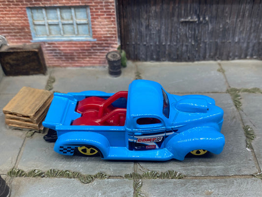 Loose Hot Wheels - 1940 Ford Drag Truck - Light Blue Comp Cams Livery