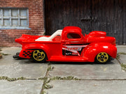 Loose Hot Wheels - 1940 Ford Drag Truck - Red and White Comp Cams