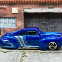 Loose Hot Wheels 1941 Ford Coupe Tail Dragger - Blue and Silver