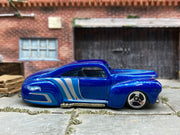 Loose Hot Wheels 1941 Ford Coupe Tail Dragger - Blue and Silver