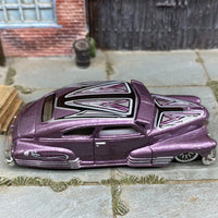 Loose Hot Wheels 1947 Chevy Fleetline - Purple, Silver Graphics