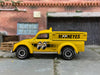 Loose Hot Wheels 1949 VW Volkswagen Beetle Pick Up Truck Dressed in Mooneyes Yellow Livery