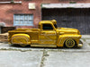 Loose Hot Wheels 1952 Chevy Pick Up Truck La Troca- Gold and White