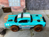 Loose Hot Wheels: 1955 Chevy Big Air Bel Air 4x4 in Blue and White