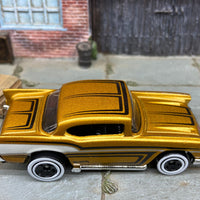 Loose Hot Wheels: 1957 Chevy Dressed in Gold and Black