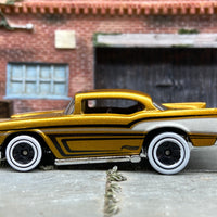 Loose Hot Wheels: 1957 Chevy Dressed in Gold and Black