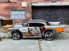 Loose Hot Wheels 1957 Chevy Dressed in Silver and Orange