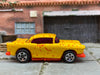 Loose Hot Wheels 1957 Chevy Dressed in Yellow and Red Splatter Paint